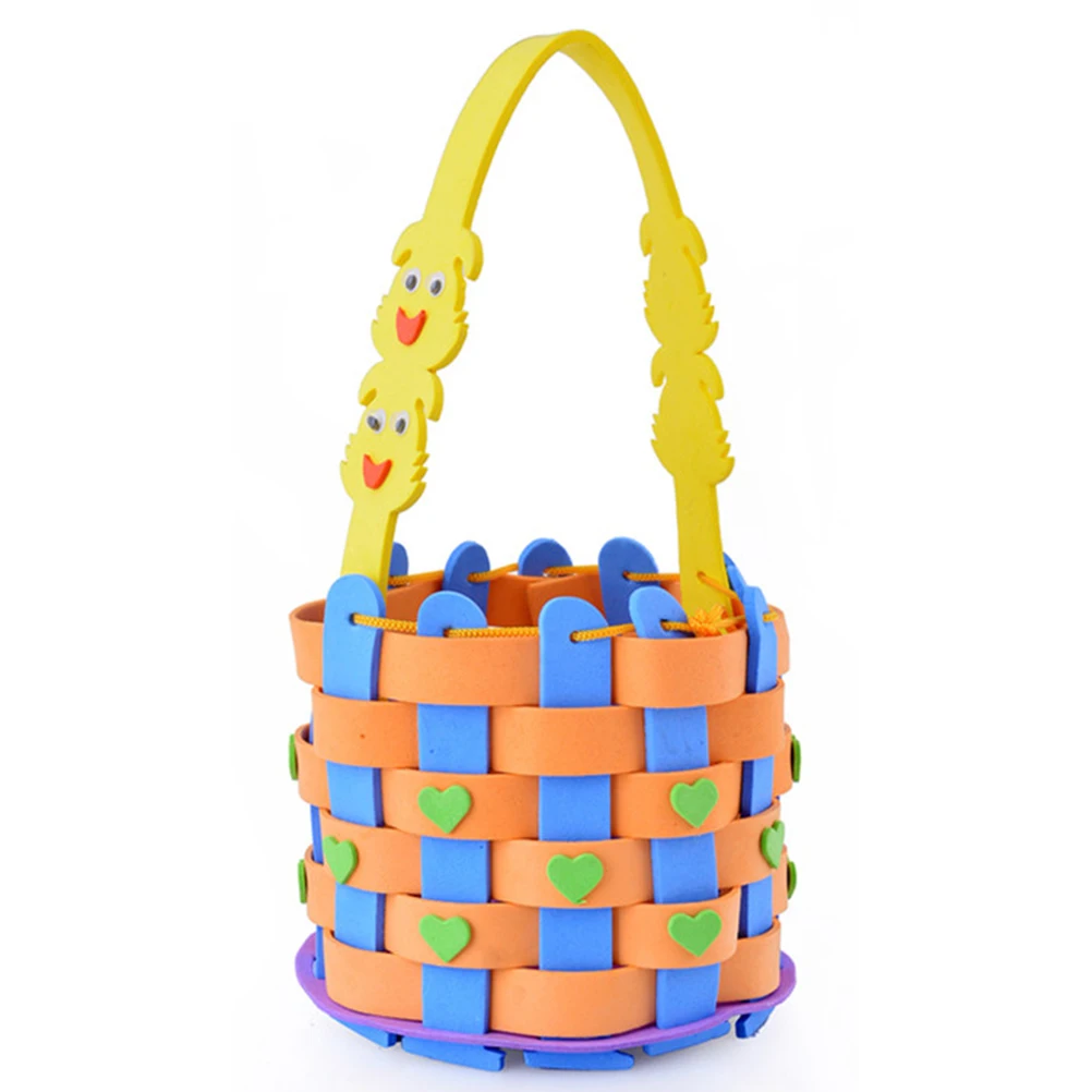 

Diy Eva Weaving Tote Bag Sewing Kit For Colorful Basket Patch Craft Parent- Activity Preschool Home Gift Material