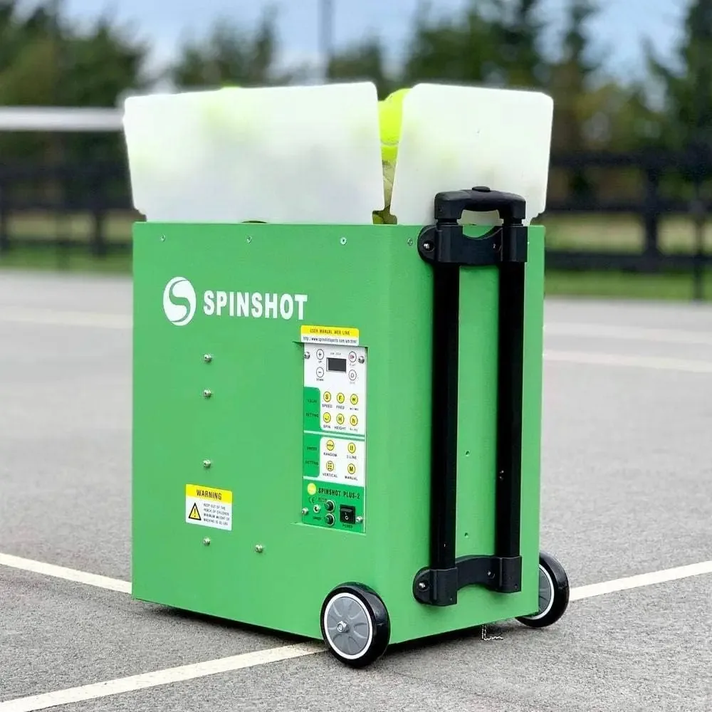 

HOT SALES ON NEW SPINSHOT PLAYER Plus-2 Tennis Ball Machine