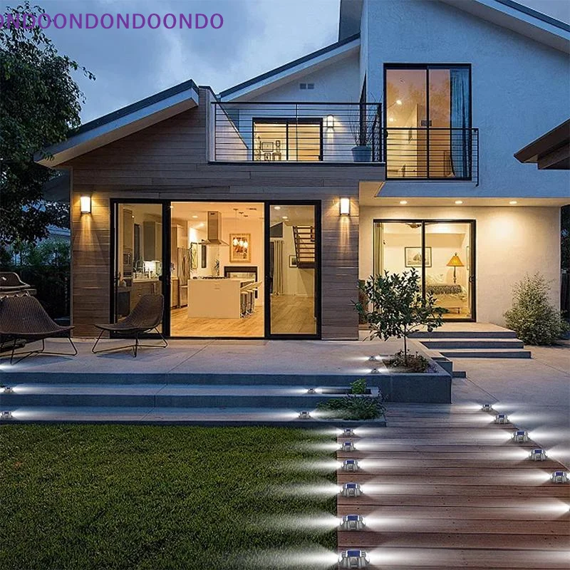 Water Resistant Solar Outdoor Light 6 LED Wireless Solar Powered Lamp for Road Garden Patio Yard Daily Use