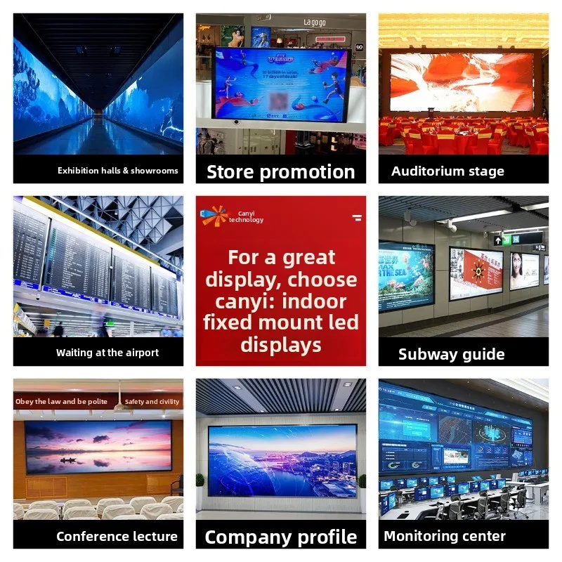 Op maat gemaakte full-color indoor LED-scherm P2.5, naadloos te verbinden scherm voor conferentieruimtes en halreclame, HD