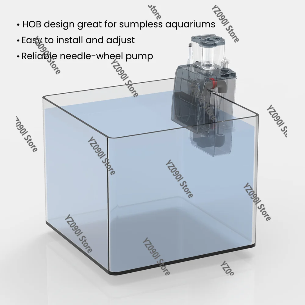 AC 220-240V External Protein Skimmer HOB Design Aquarium Separator for 100-300L Saltwater Tank