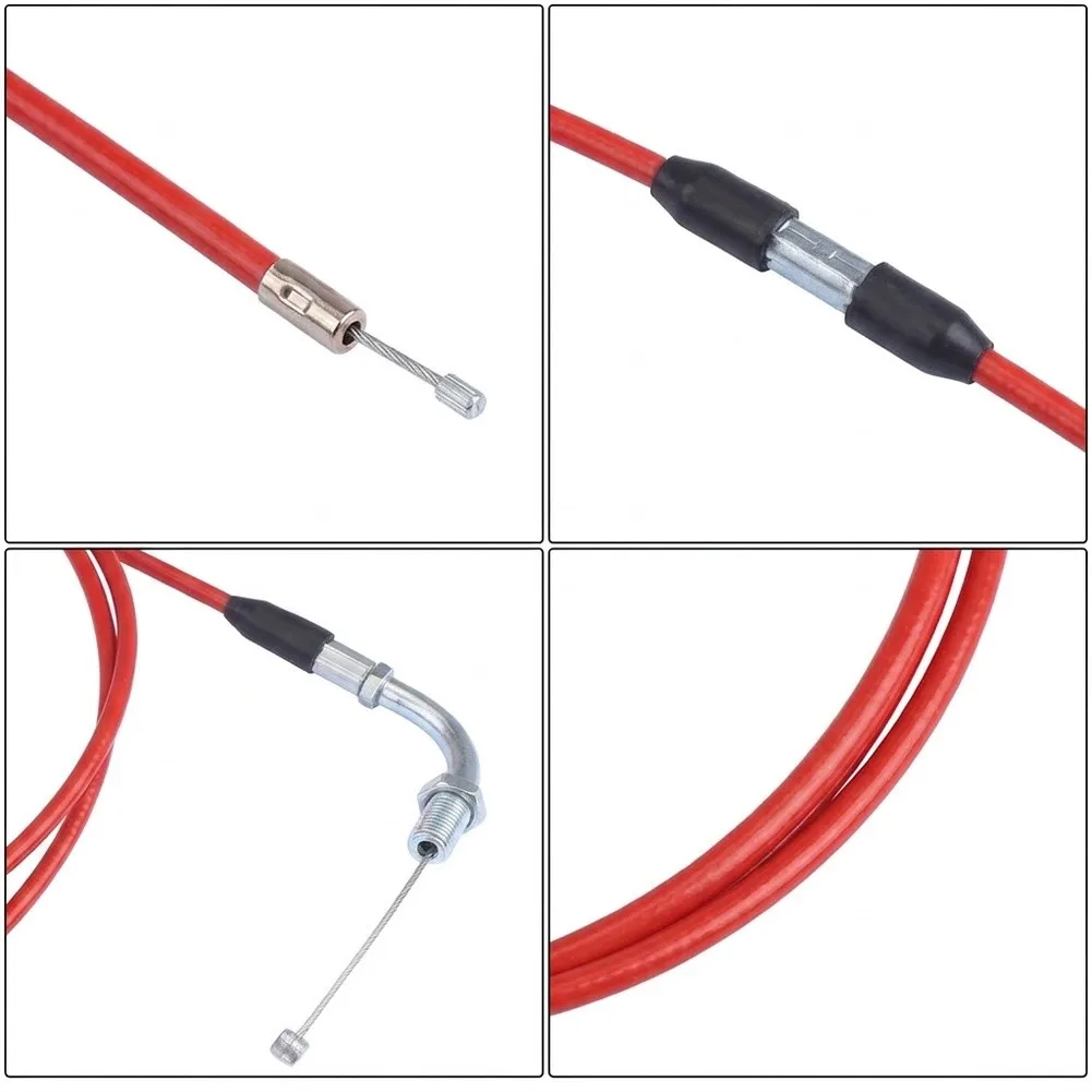 Steel Core Wire Bucket Carb Cable Green Smooth Responsive Operation Easy Installation High Universality Fitment