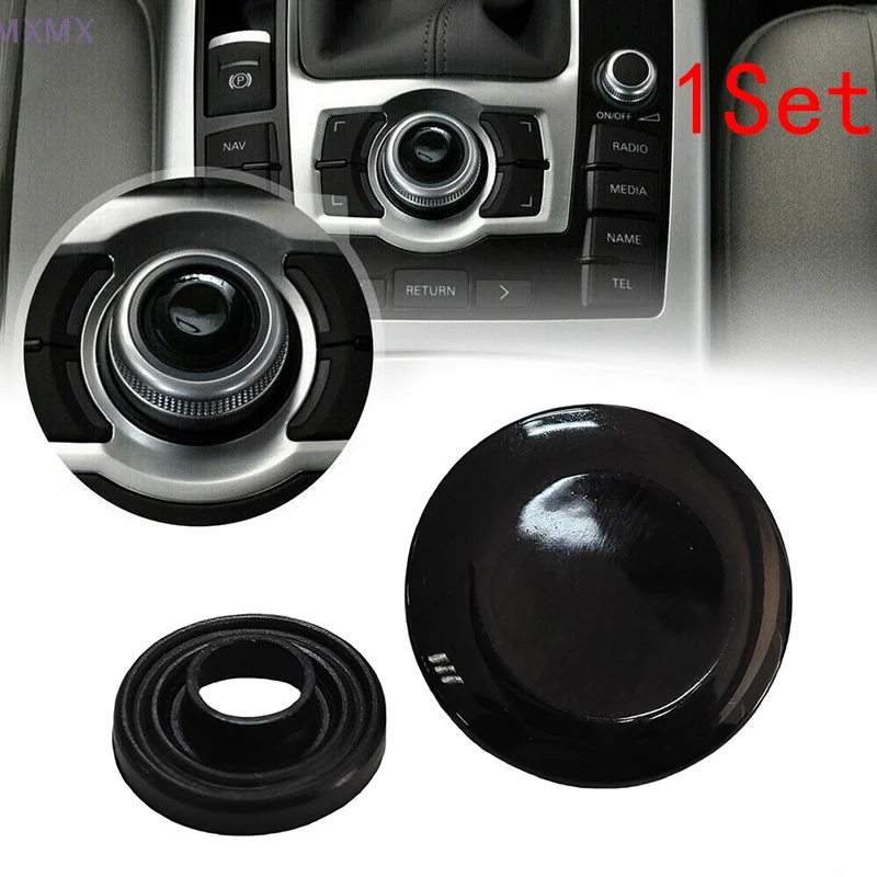 1 Set 8K0998068A Car Knob Joystick Button Cap Cover For A4 A5 A6 Q5 S5 S6 Avant 2008-2015 Cabriolet 2010-2015 Repair Parts