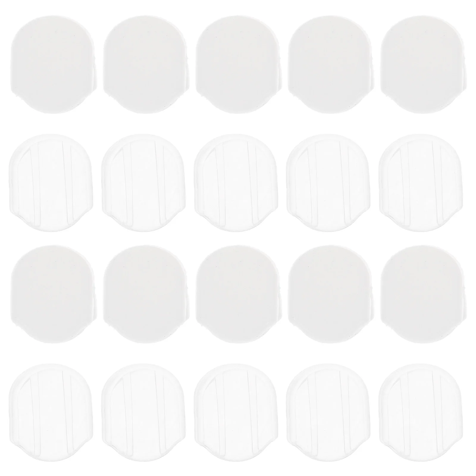 

40pcs Ear Clip Pads Soft Durable Replacement S-Resistant Ear Cushion Mat For Most Clamps Lightweight Thin Design Daily Use