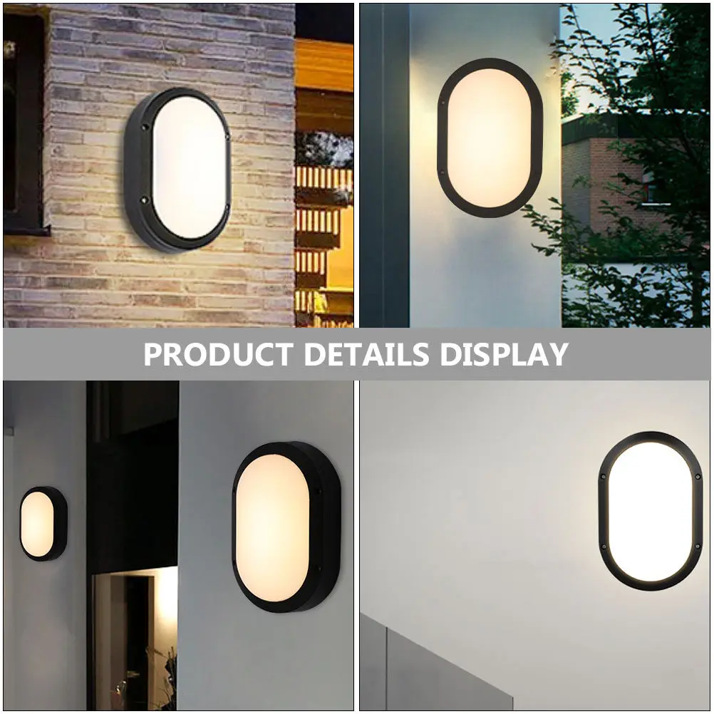 1Pcs Outdoor Waterproof Wall Lamp High Brightness LED Ceiling Corridor Light Weatherproof Garden Yard Porch Decorative Pathway