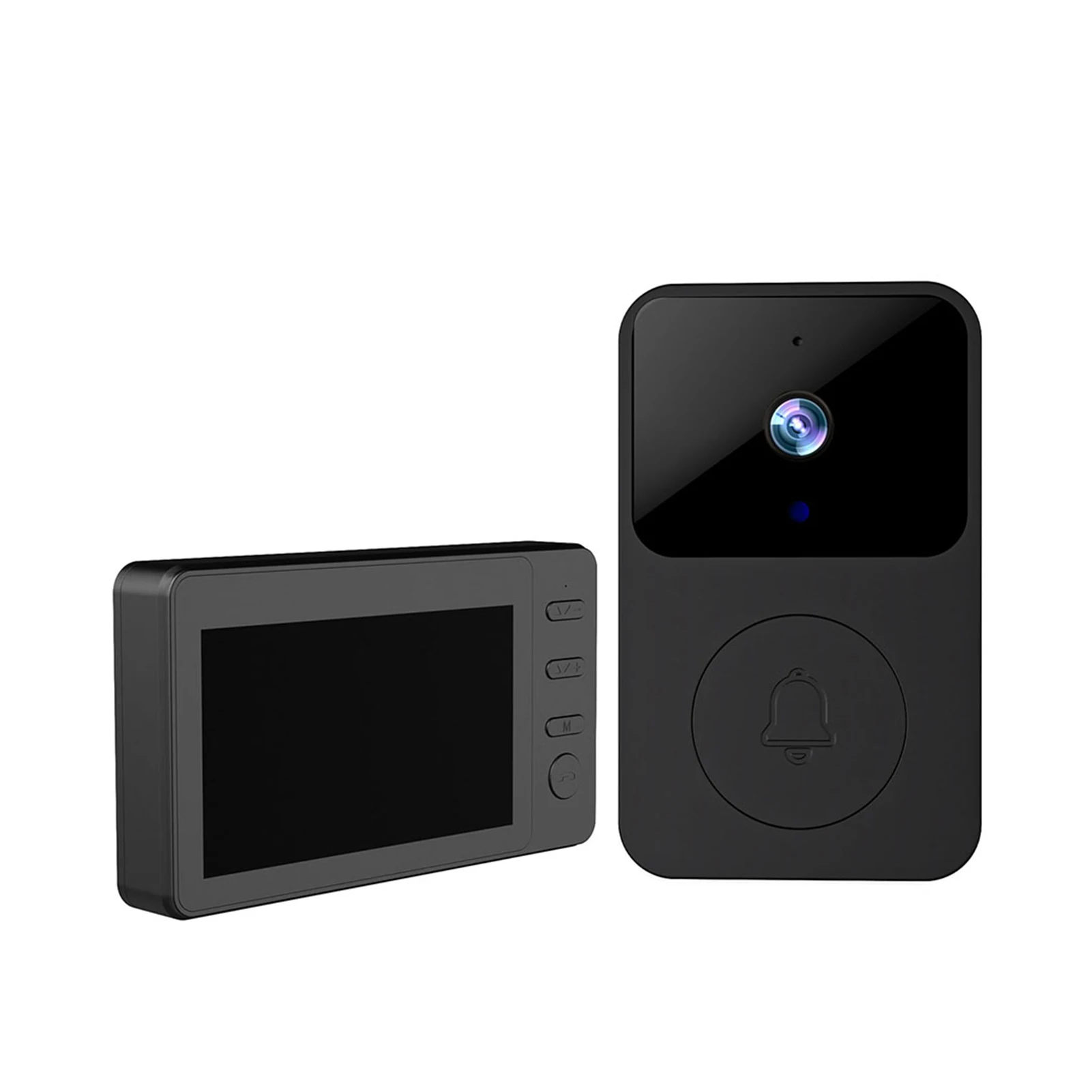 Wireless WiFi Video Doorbell ระบบอินเตอร์คอมวิดีโอระบบอินเตอร์คอม IR Night Vision เสียงสองทางสําหรับ Villa Home Office Apartment