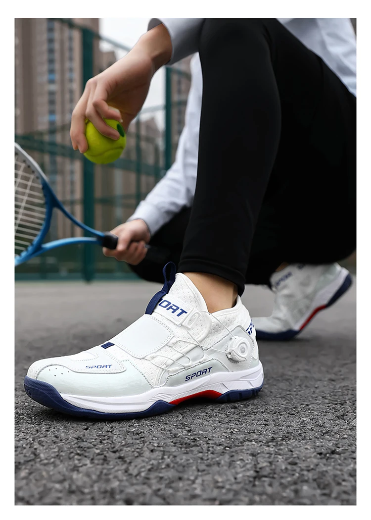 Herren-Badmintonschuhe, bequem, leicht, atmungsaktiv, verschleißfest, rutschfest, Damenmarken, originelle, modische, lässige Turnschuhe – Detail 2