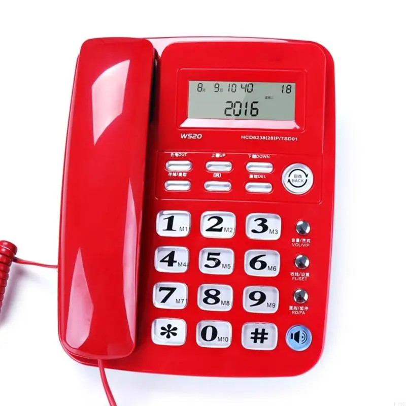 Landline Telephone For Home And Office Featuring Clear Caller Display Convenient Speakerphone Function F19E