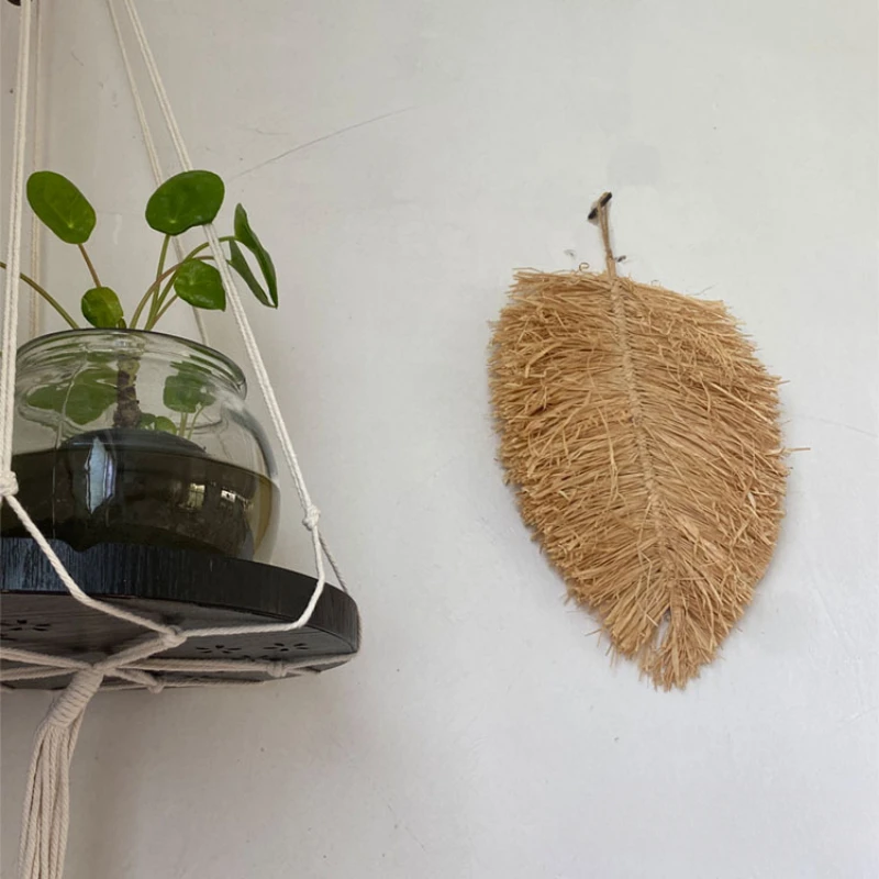

1 шт. настенный декор из рафии в стиле бохо, ручная работа, макраме, геометрические кисти для гостиной, фон для дома, отеля, Airbnb, настенное искусство