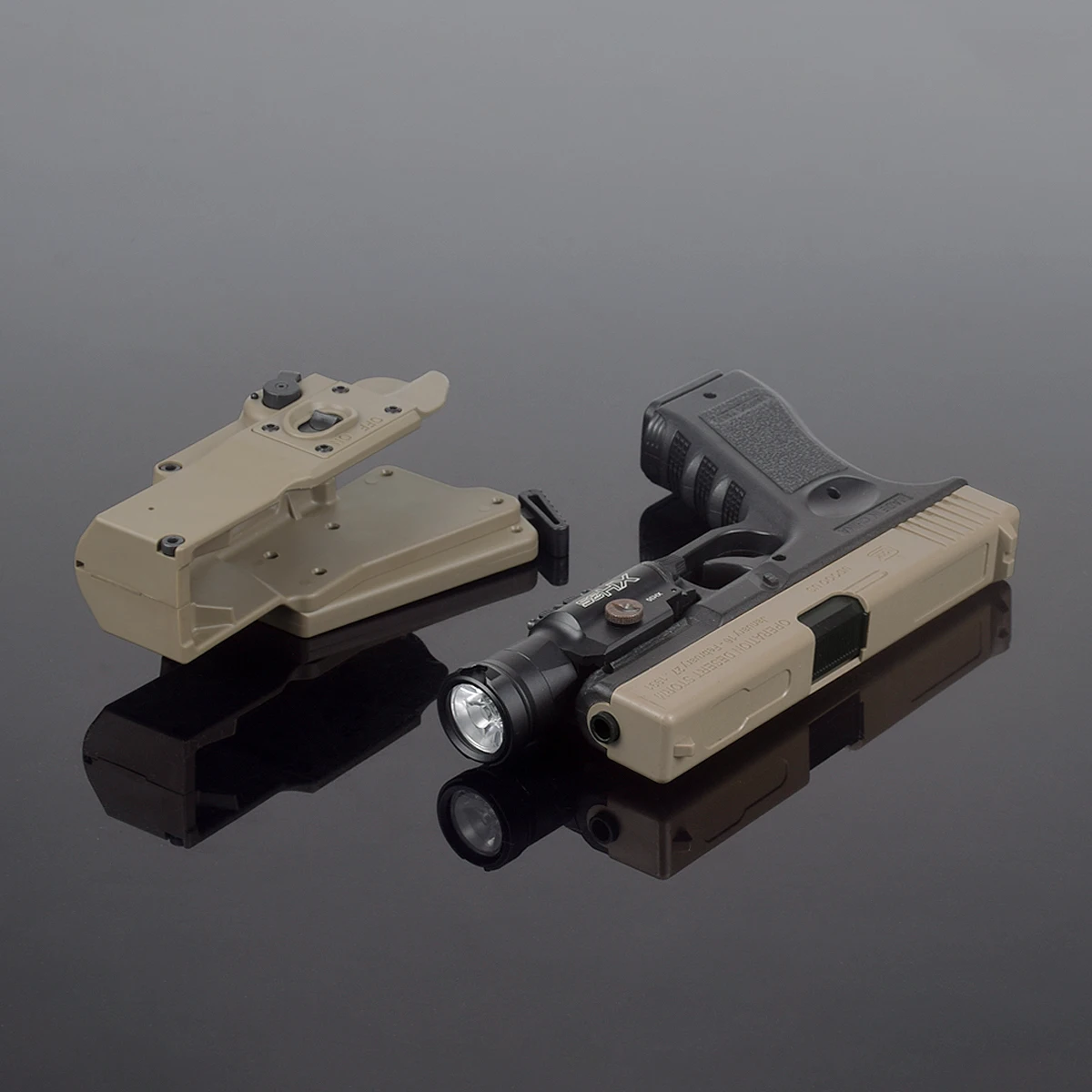 Surefire Masterfire Holster Adapter Tactical Weaponlight Hunting Pistol Rapid Deploy Fire Stored XH15 XH35 X300UH-B Scout Light
