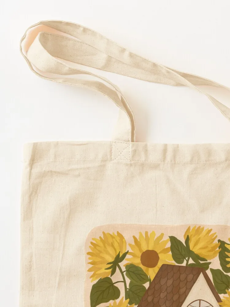 Sunflower Bookshop Tote Bag bags luxury women Shopping bags Women's shopper bag bag for beach