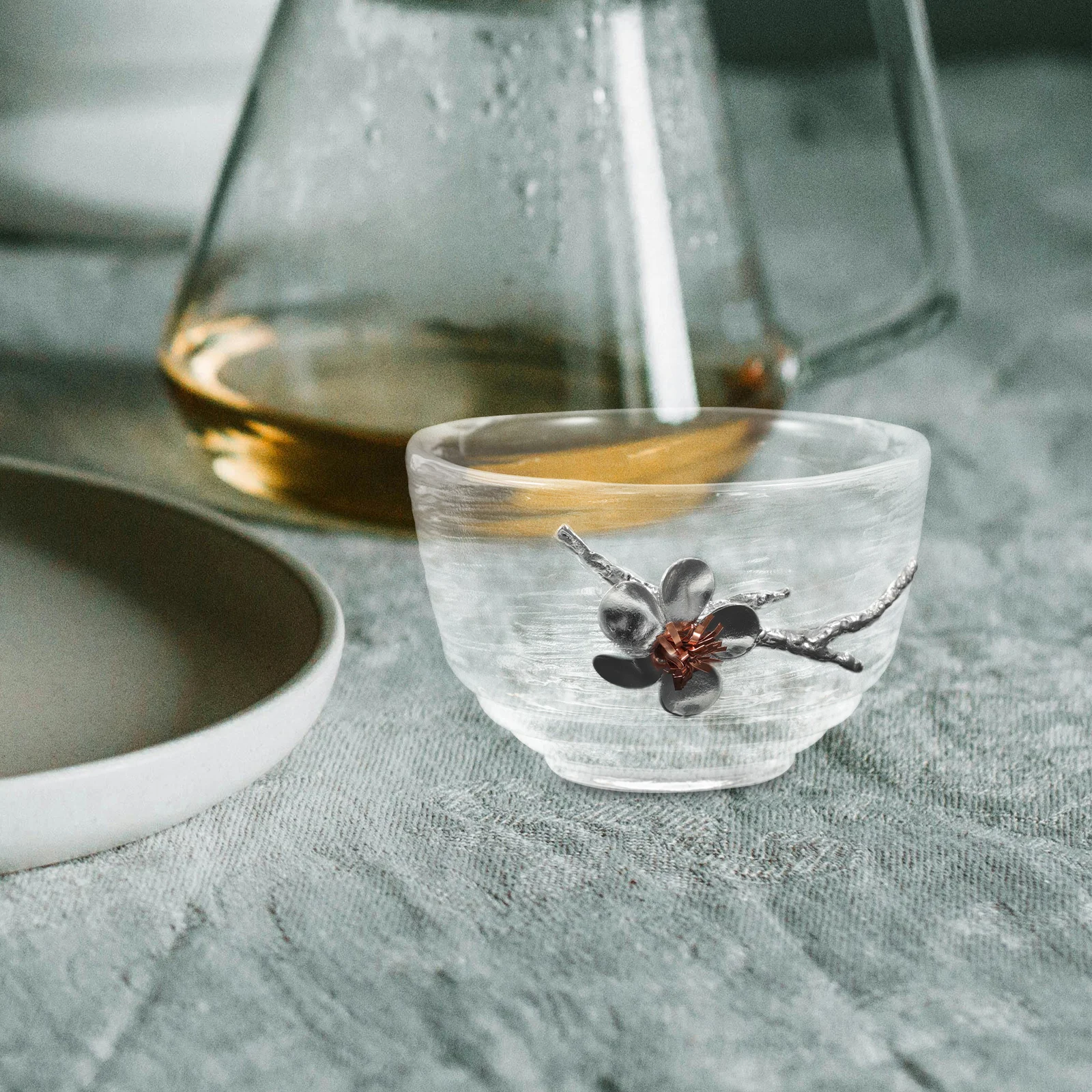 

2Pcs Hammered Glass Fruit Wine Cups Japanese Style Heat Resistant Tea Drinking Cups Modern Design Multipurpose Water Cup Gift