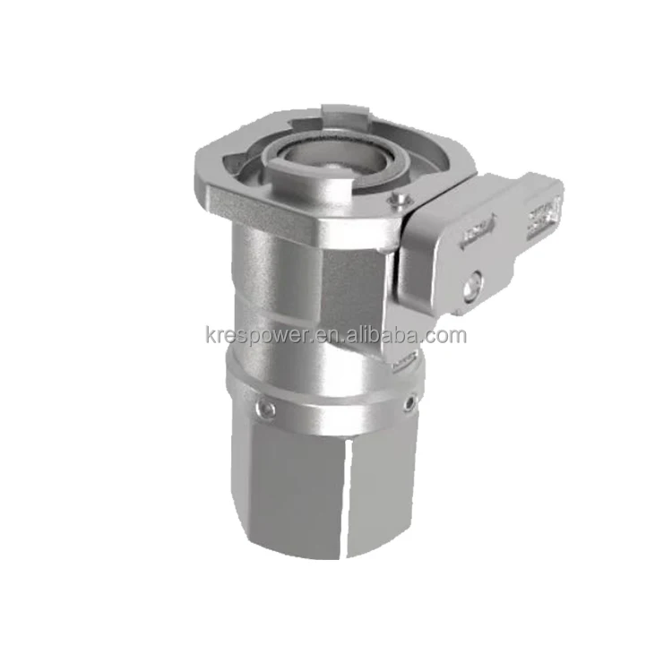 KRES FF9-25-P Interlock Ganda Katup Kopling Putus Cepat Port Koneksi Pagoda Pusat Data Bagian Hidraulik Pendingin Cair