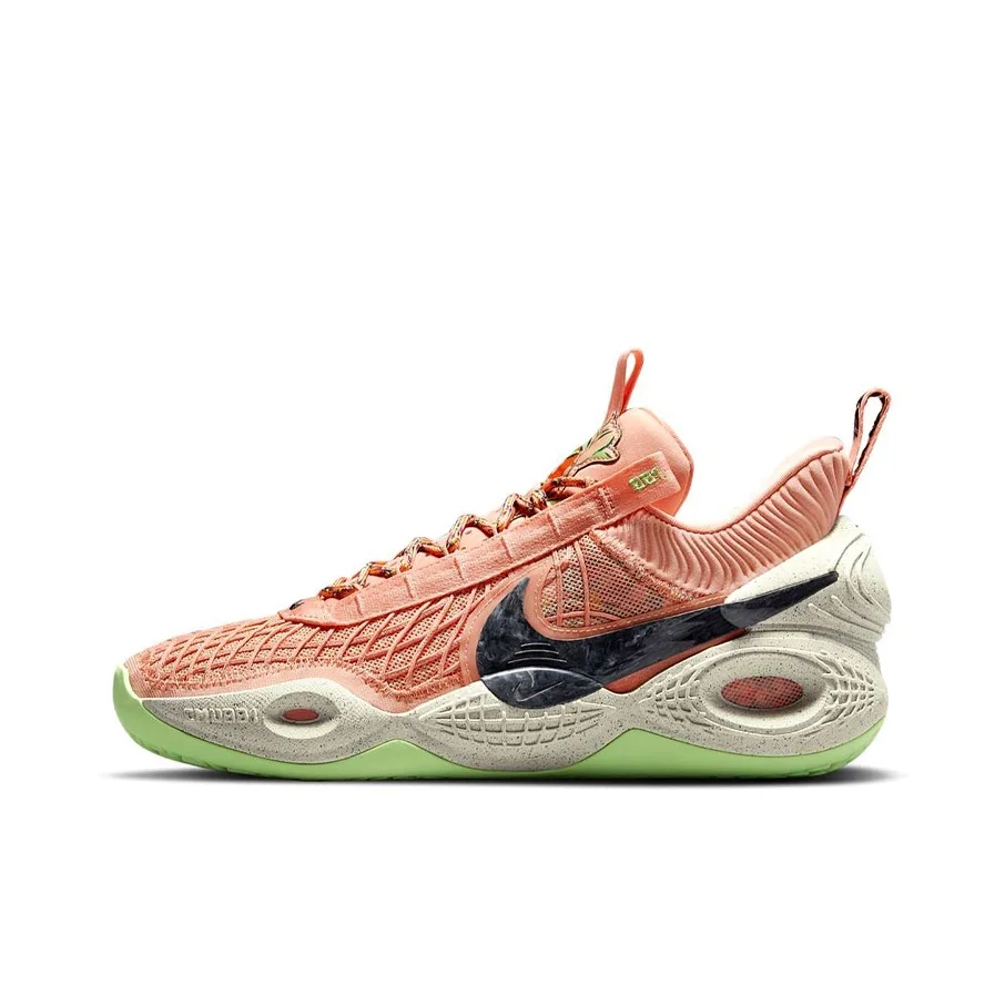 Nike Cosmic Unity 1 Chaussures de basket-ball unisexes à tige basse rose vert