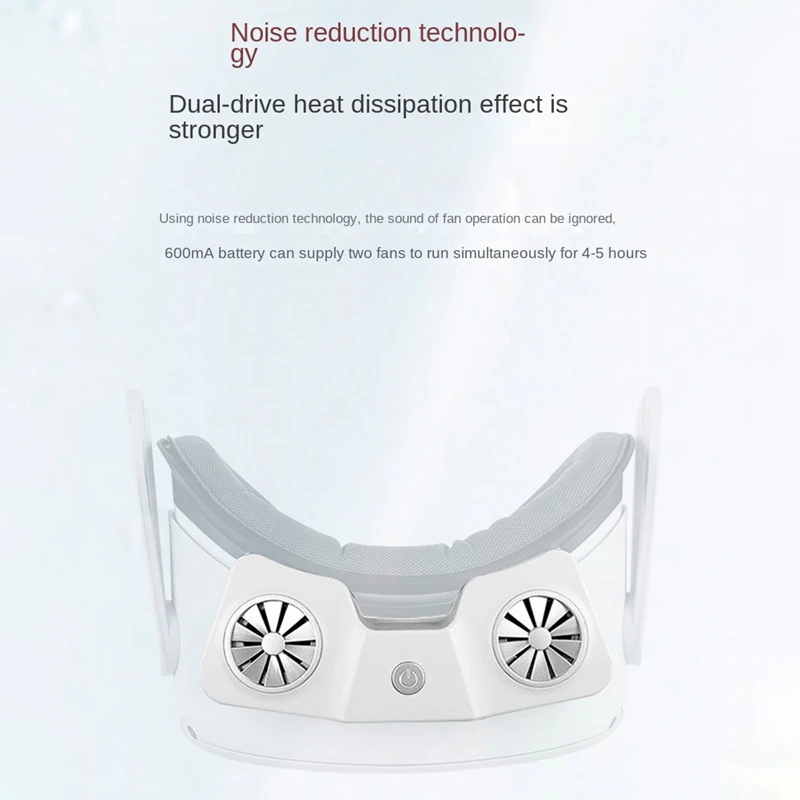 Cooling Fan Air Circulation Facial Interface Relieve Lens Fogging For Oculus Quest 2 Accessories