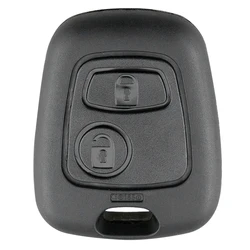 2 Button Replacement Remote Control Blank Car Key Shell Fob Case Key Box For Citroen C1 C4 For Peugeot 107 307 407 206 306 406