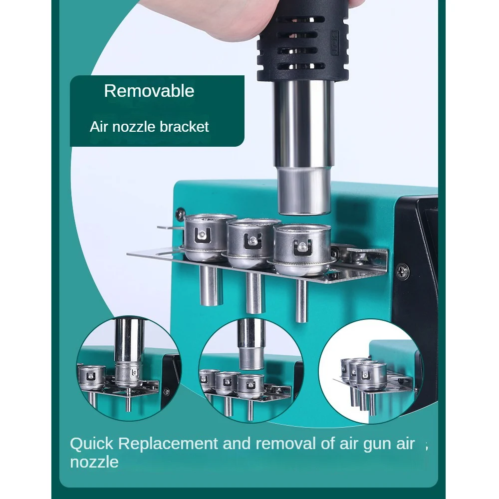 YIHUA 959D-II 700W Easy Plug-pull Nozzles Hot Air Gun Rework Soldering Station Phone Repair Welding Tools Station Phone Repair