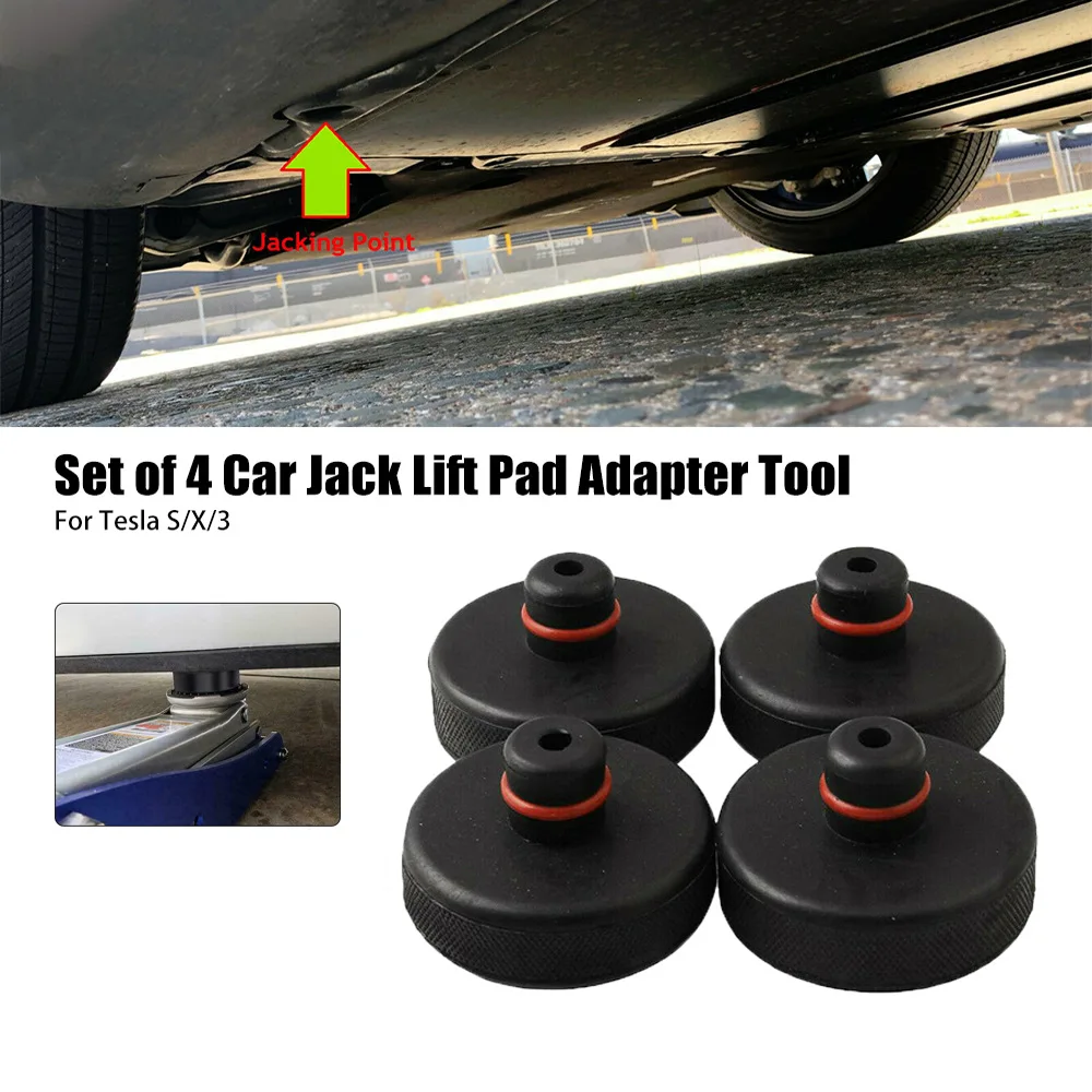 for Tesla Model 3/Y/S/X Highland 2017-2025 Rubber Jack Lifting Pad Point Adapter Tire Repair Tool Lift Jack Pad Car Accessories