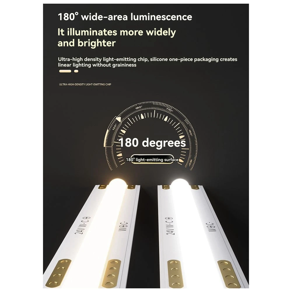 

ABUN-5M Low Voltage 24V 320 Leds/M COB Strip Width 8MM White Light Flexible Cabinet Light Strip Self-Adhesive Adhesive