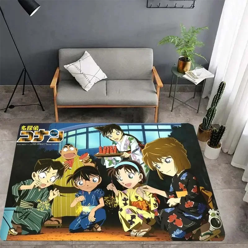 3D cartoon detective Conan rugs living room bedroom decor rugs home bathroom accessories kitchen balcony mats birthday present