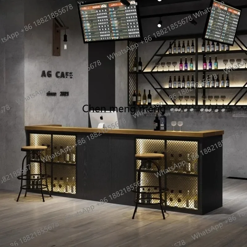 X188 Simple Checkstand Reception Desks Coffee Shop Podium Vevor Reception Desks Modern Artificial Board Furniture