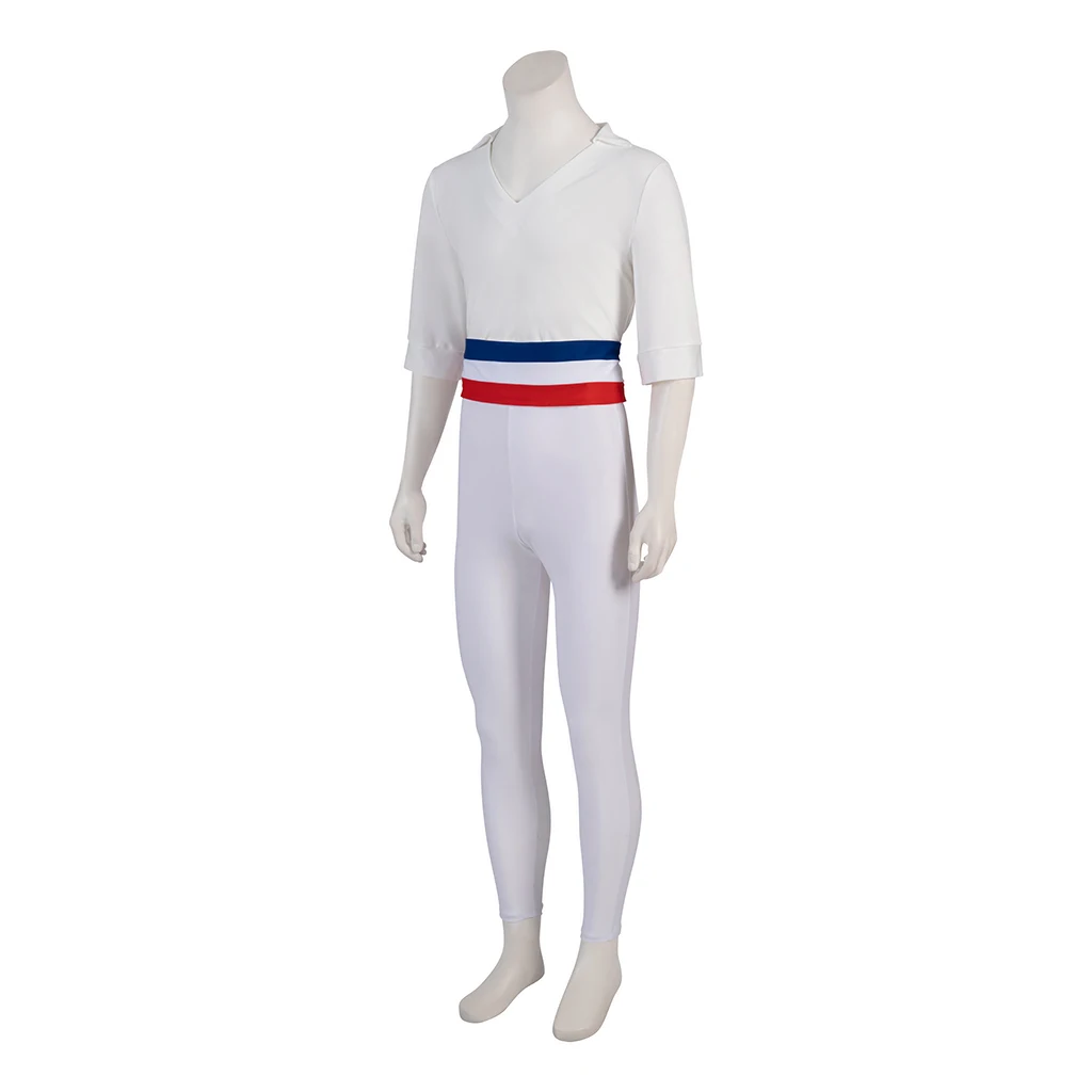 Ballet The Flames of Paris Philippe Role Play Costume Men's Ballet Stage Performance Costume White Ballet Suit