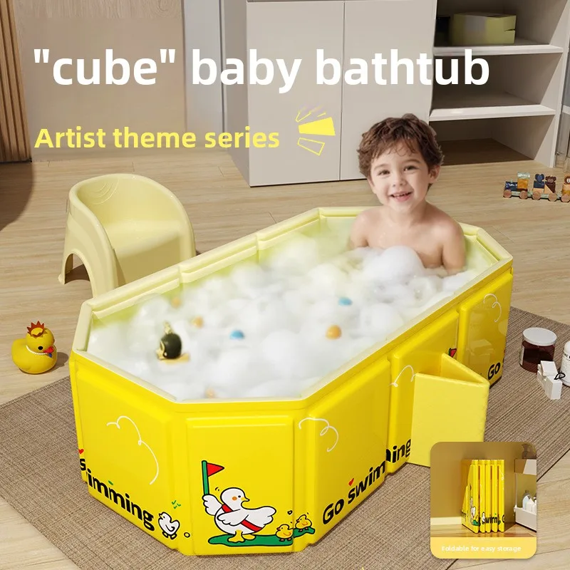 Large-sized baby bathtub, adult soaking tub, stackable home full-body bathtub,  sit-and-lie bath tub,  large swimming bath tub.