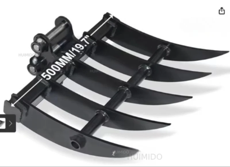 Mini Excavator Supporting Universal Attachments, One Machine, Multi-purpose Bucket, Wood Grabber, Auger Thumb Clamp