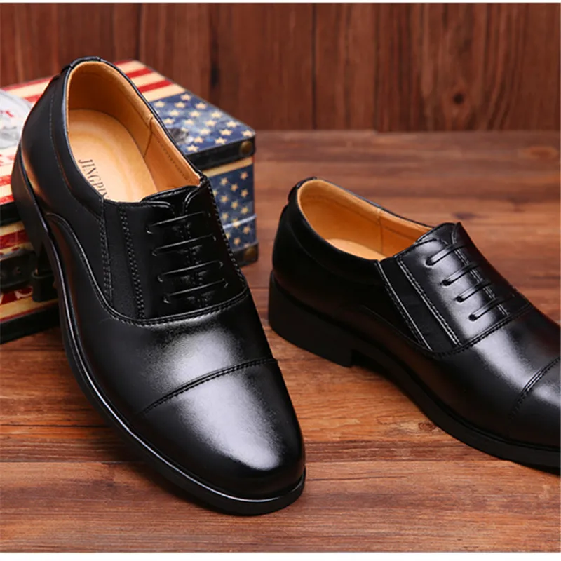 

Men Dress Shoes Luxury Brand Business Leather Shoes for Mens Comfortable Pointed Social Shoe Male Sports Casual Footwear