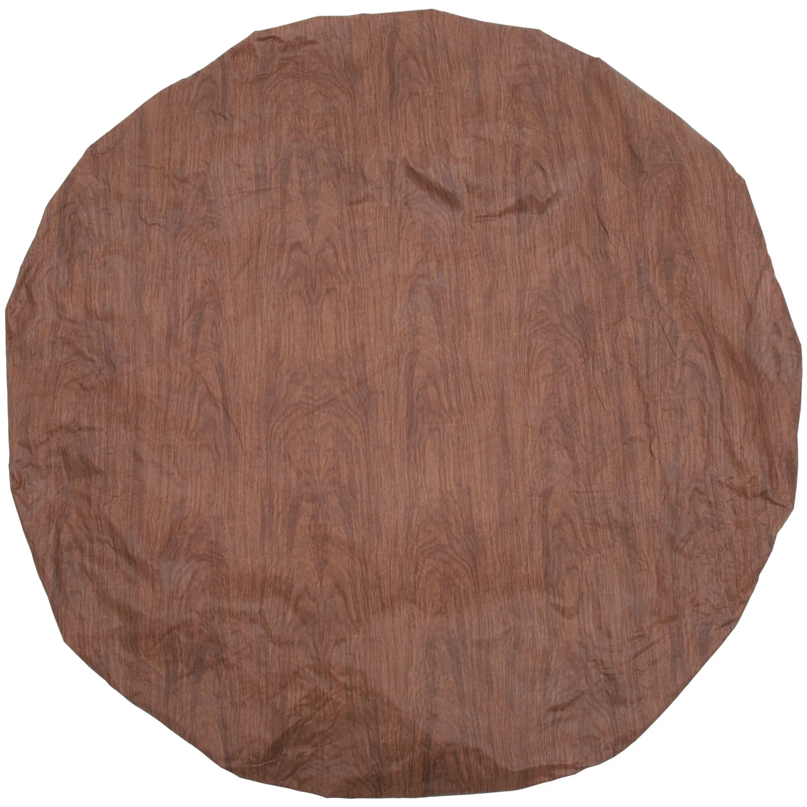 

Round Tablecloth PVC Flannel Backed Elastic Band Dining Table Cover Decorative Elastic Table Cover for Indoor Use