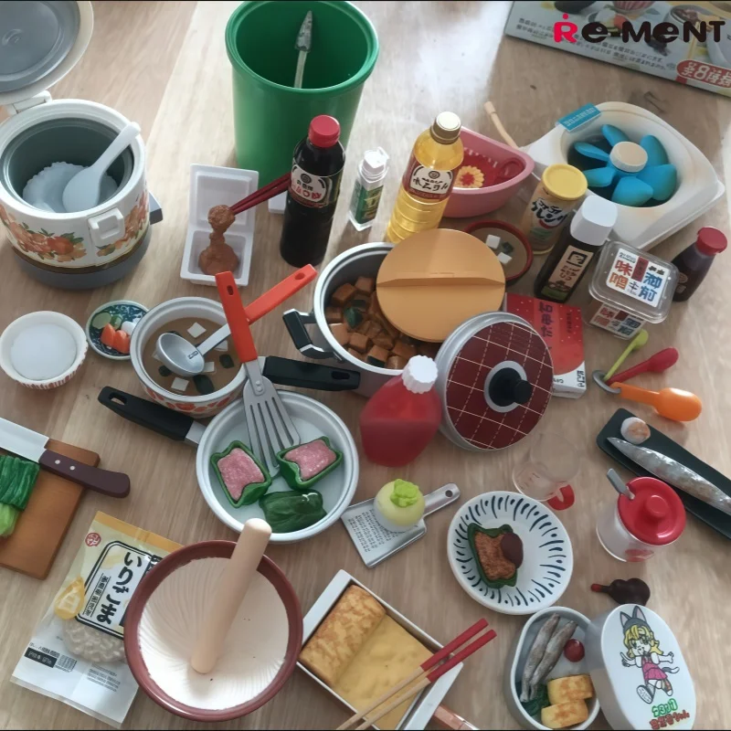 Re Ment Miniature Japanese Home Cooked Meal Kitchen Simulation Scene Decor Accessory Gift For Collection