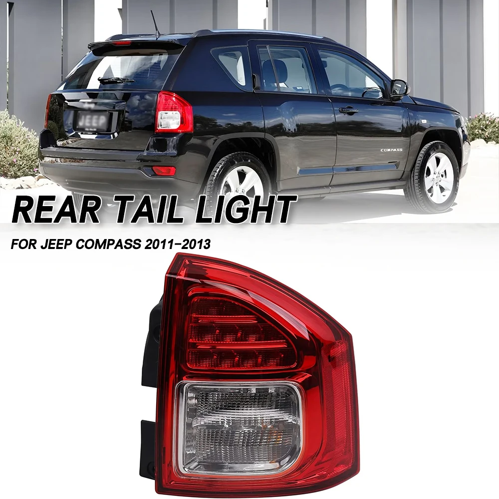 

For Jeep Compass 2011 2012 2013 Car LED Tail light Rear Bumper Light Stop Brake Lamp Turn Signal Warning