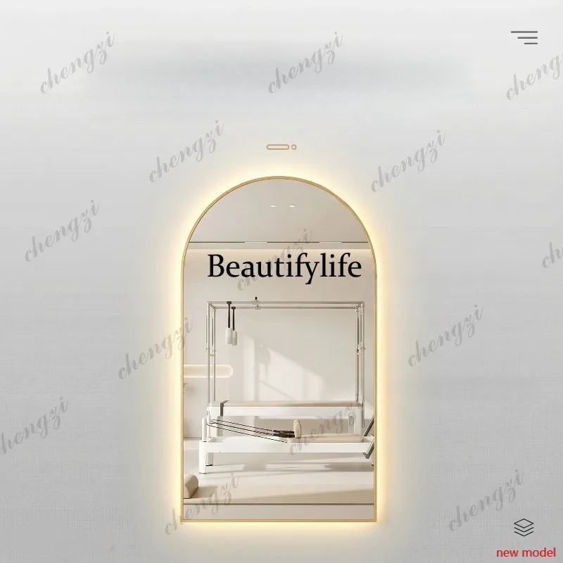Light Big Decorative Mirrors Apartment Hanging French Modern Mirrors Full Body Arched Large Espejos Decorativos Home Decorations