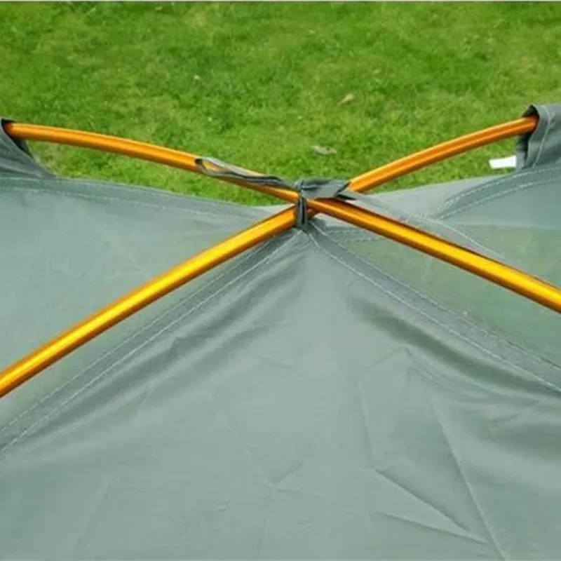 التخييم سبائك أقطاب الخيمة لتقوم بها بنفسك خيمة قضيب الهيكل العظمي 8.5 مللي متر المحمولة سبائك الألومنيوم عمود الخيمة طوي سميكة 3.2 متر-4.1 متر #3