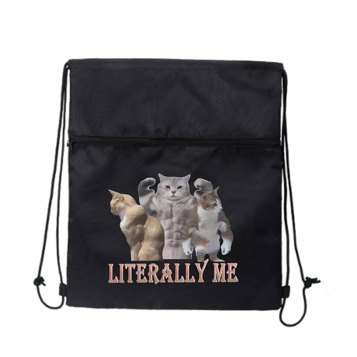 

Пара модных рюкзаков на шнурке с маркировкой «Три кошки», портативный дорожный рюкзак