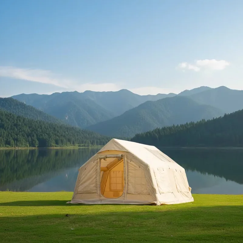 

Custom Inflatable Tent Waterproof Sunproof Ventilated 4 Season Camping