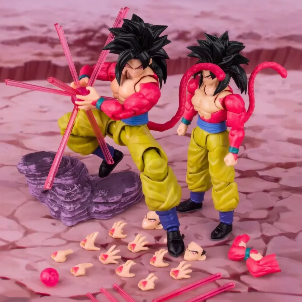 Demoniacal Fit Dragon Ball Super Saiyan SSJ4 Son Goku Untamed Power Articulated Action Figure Collectible Model Toys Gifts