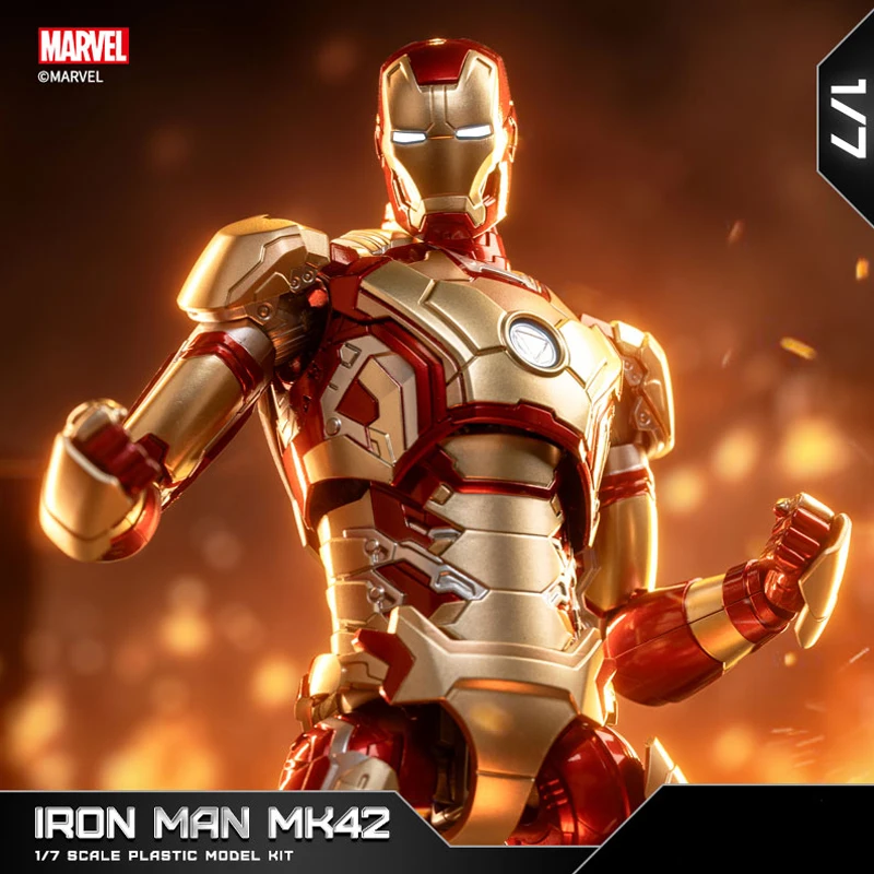 Fondjoy The Avengers Iron Man MK1 MK2 MK3 MK4 MK5 MK6 Assemble Toy Iron Man Model ABS Material 1/12 Action Figures Toy Boys Gift