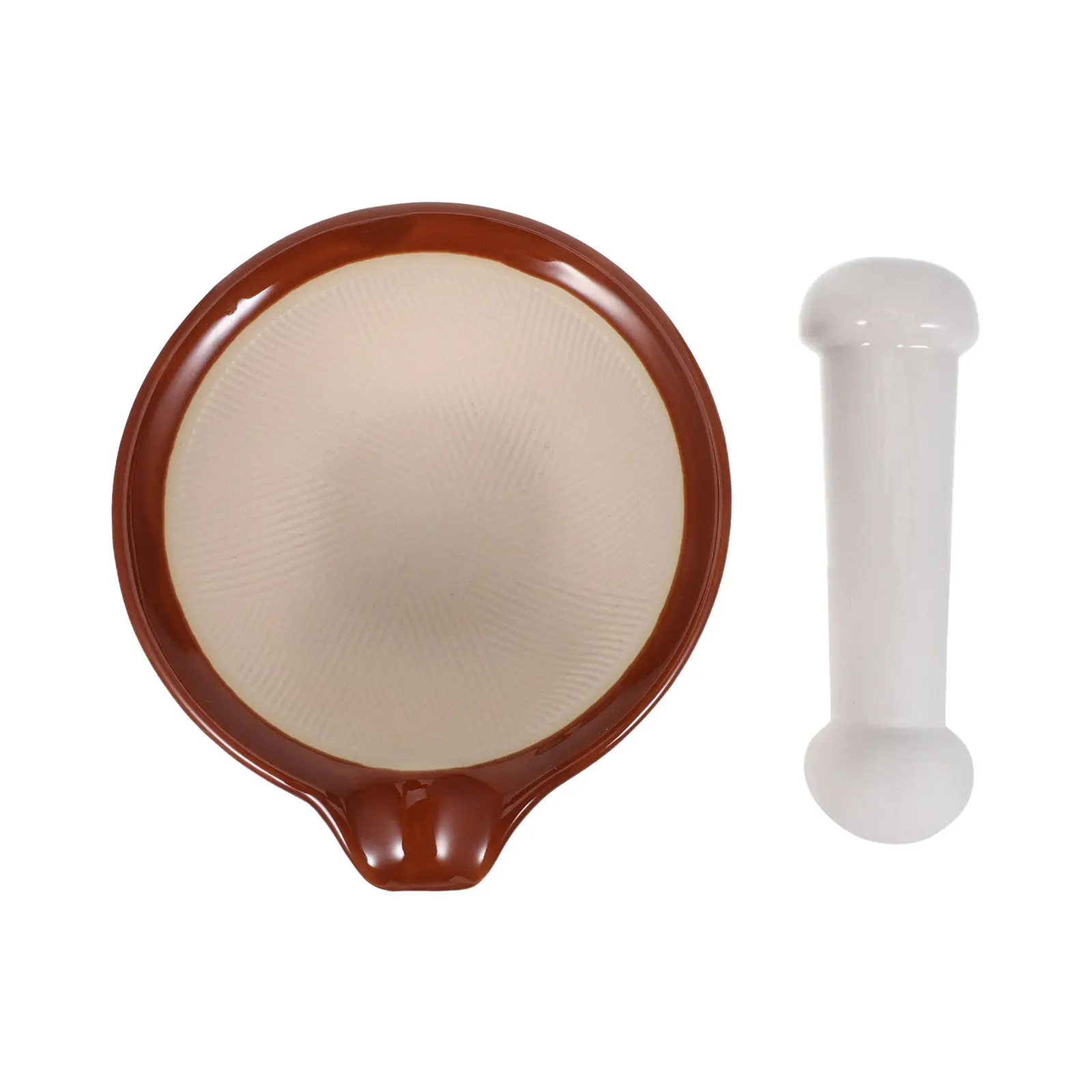 

Большой набор керамических мельниц в японском стиле суробачи для измельчения чеснока, специй, имбиря, с нескользящим основанием, легко моется, для приправ