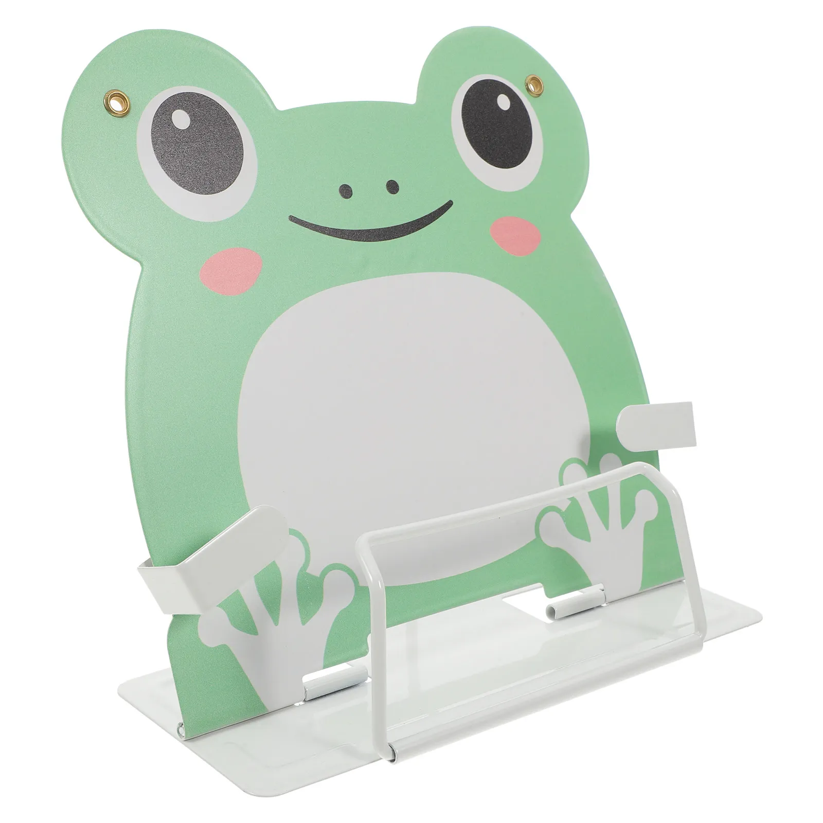 

Cute Cartoon Animal Shaped Bookstand Metal Reading Stand for Desk Secure Book Holder for School Home Travel Use