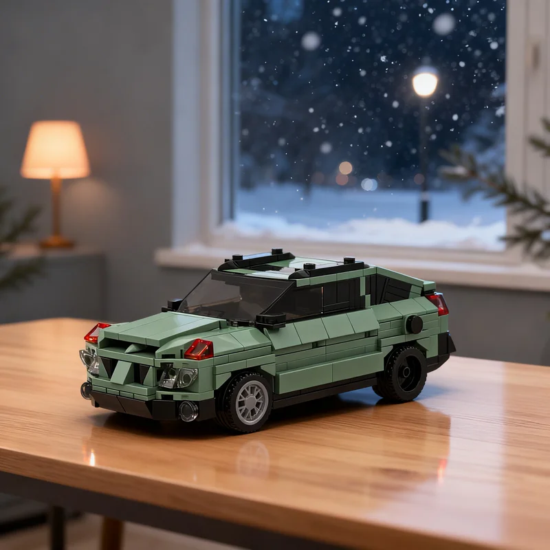 410 Piezas MOC, Walter White S Pontiac Aztek de City Champions, Bloques de Construcción de Modelos, Juguetes de Construcción, Regalos de Navidad, Ladrillos para Niños