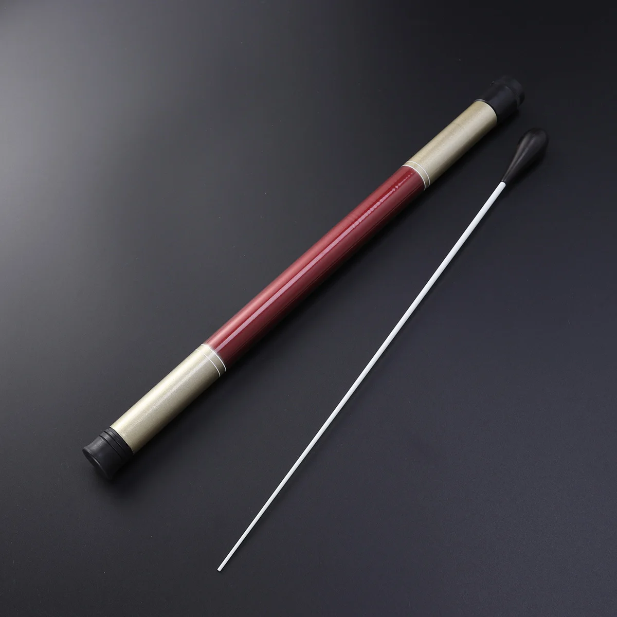 قطعتان من عصا الخشب خفيفة الوزن ومريحة لموسيقى الأوركسترا، موصل هدية مثالية، أداة طالب المعلم