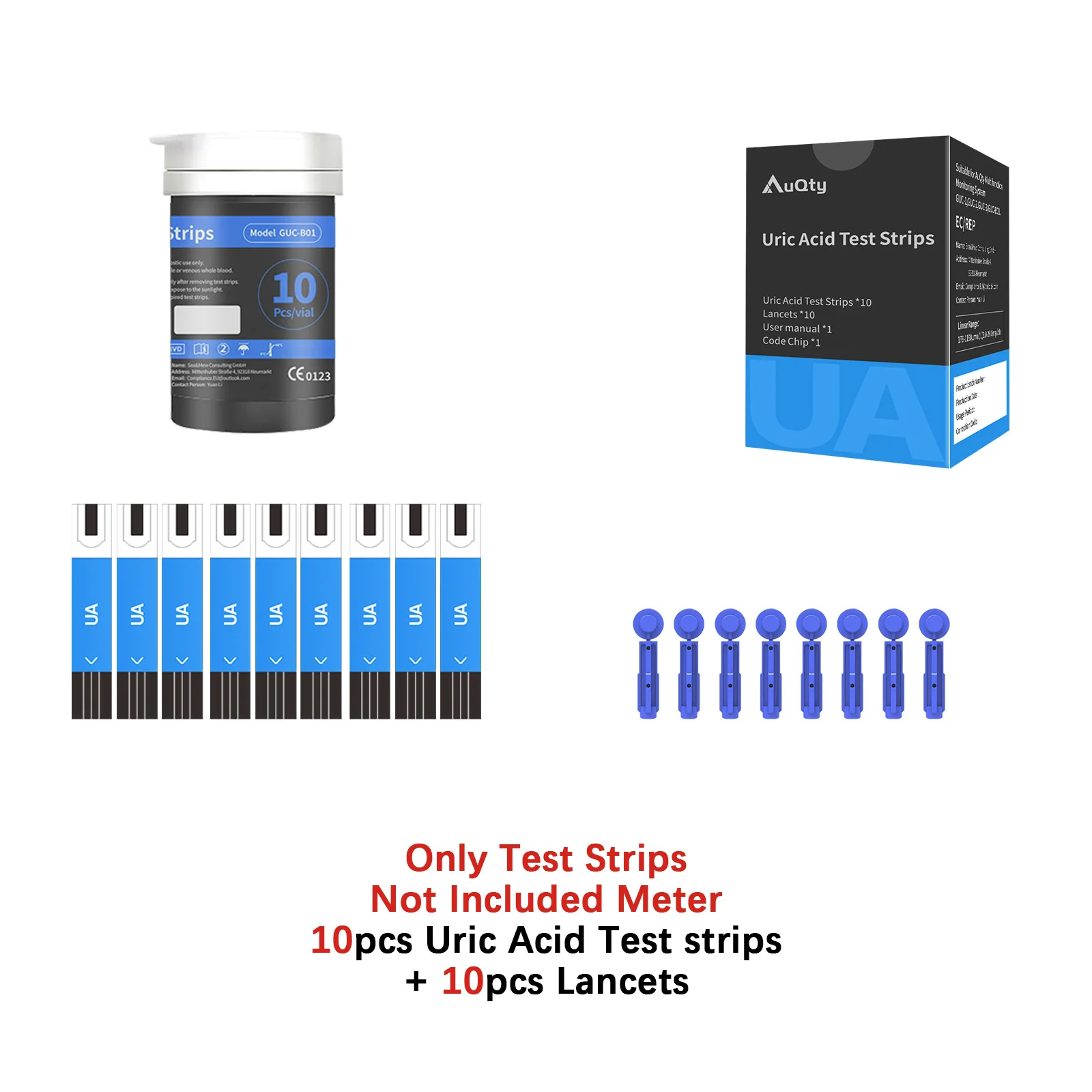 10UA Strip-No Meter