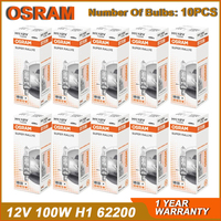 OSRAM SUPER RALLYE 12V 100W H1 62200 P14.5s Off Road Headlight 3200K Brightening Original Halogen Car Fog Lamp