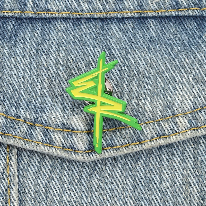 Cyberpunk Music Enamel Pins Industrial Heavy Metal Band Brooches Lapel Badges Jewelry Gift for Fans Friends