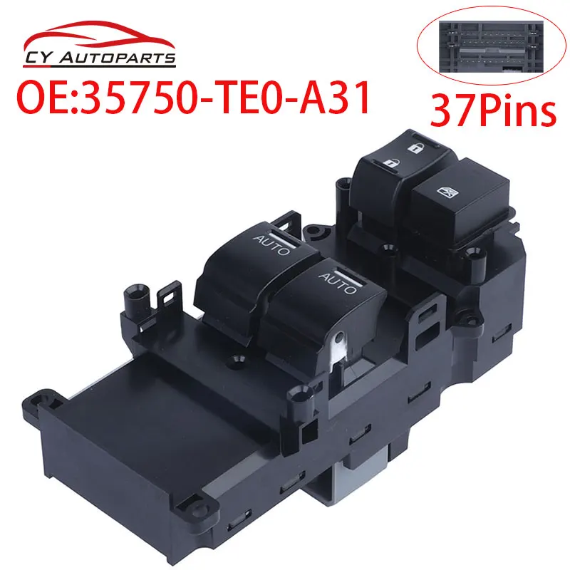 

Новая кнопка переключения переднего левого стекла для Honda Accord 2008-2012 35750-TE0-A31 35750TE0A31 35750-TE0-A32 DWS1323 1S14094