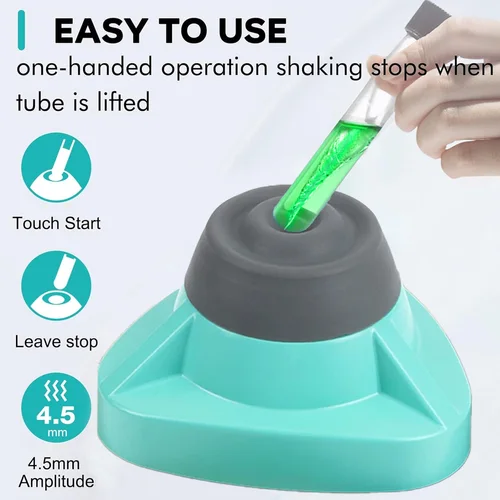 Imagen 2 del producto Mini mezclador Vortex de 10000RPM, mezclador de pigmento de tinta para tatuaje, mezclador de esmalte mezclado, mezclador de batido de remolino para suministros de tatuaje de esmalte de uñas