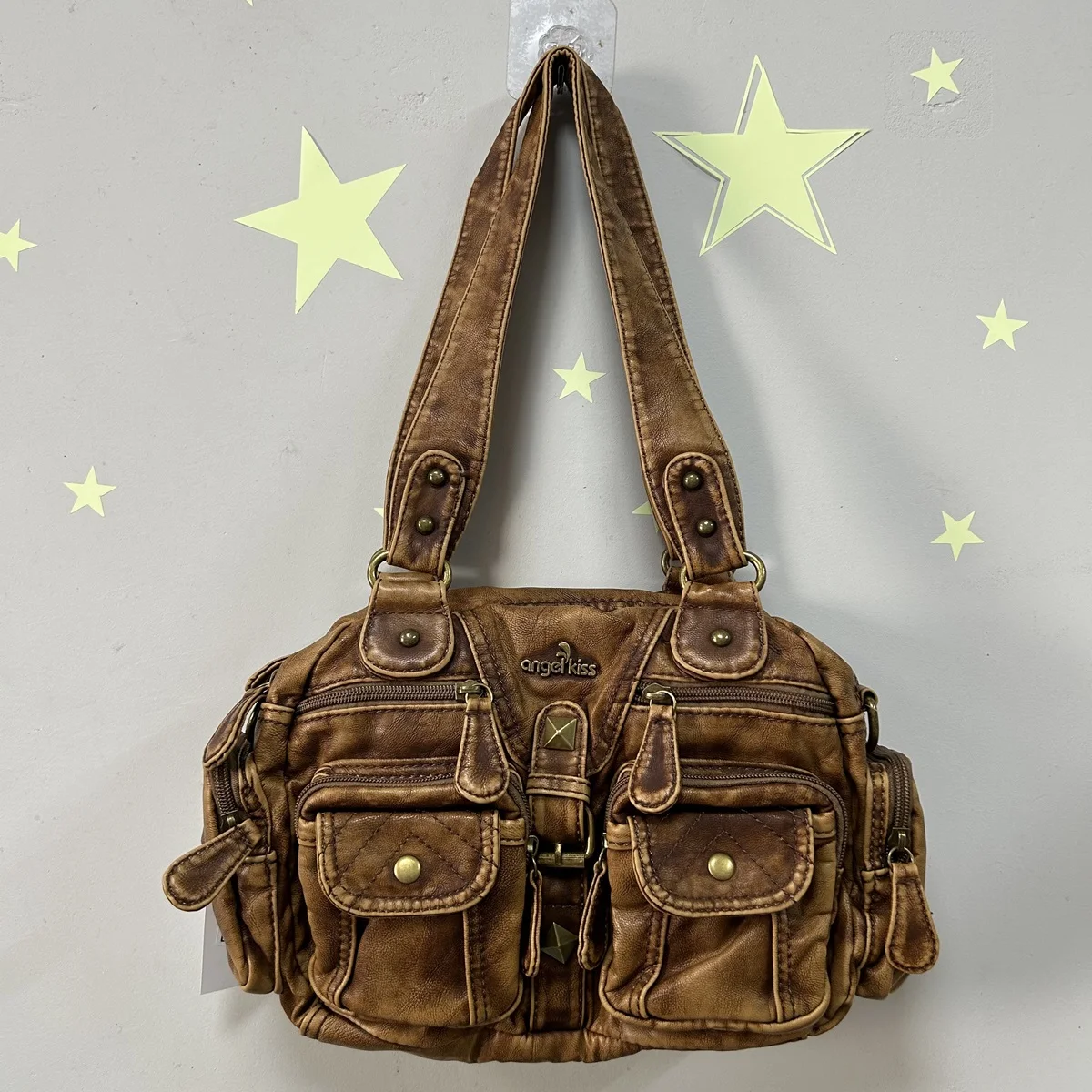 

Коричневая сумка, женские винтажные сумки, сумка с верхней ручкой, сумка через плечо из искусственной кожи, сумка для клецок, сумки на плечо с несколькими карманами