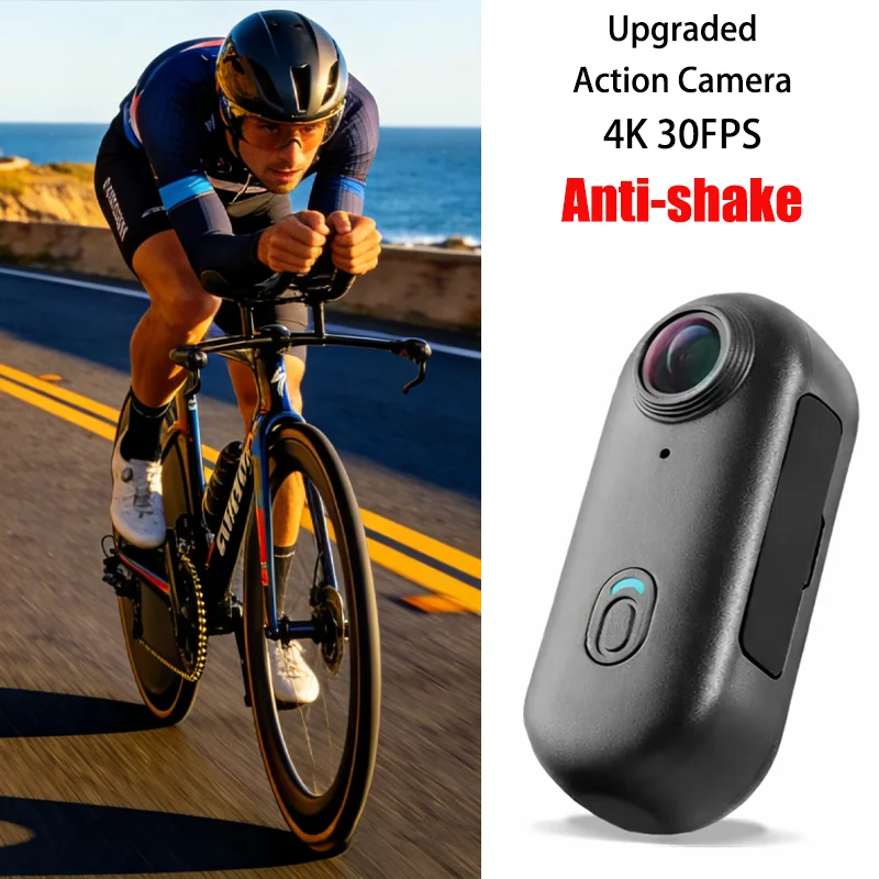 4K Anti Shake Action Camera EIS Waterproof POV Pocket Cam WiFi Sports Vlog Motorcycle Bike Adventure Outdoor Video Recorder