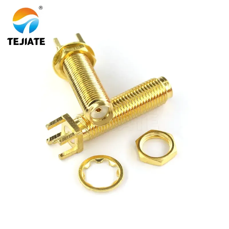 1PCS SMA-KE Antenna Base Connector Straight Header Square/Skew Foot Adapter